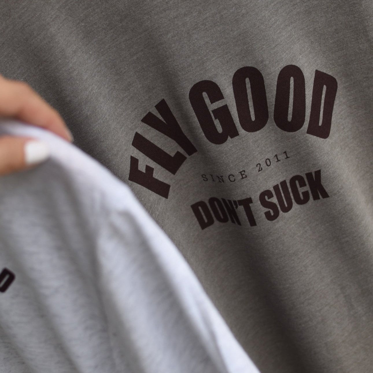 FLY GOOD 2011 TEE // Warm Grey