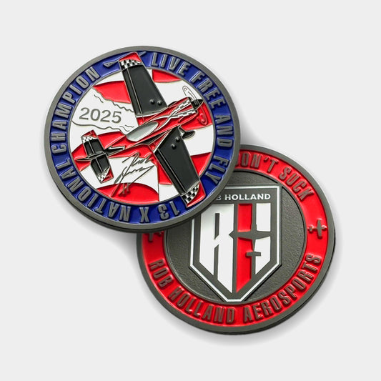 2025 ROB HOLLAND AEROSPORTS CHALLENGE COIN