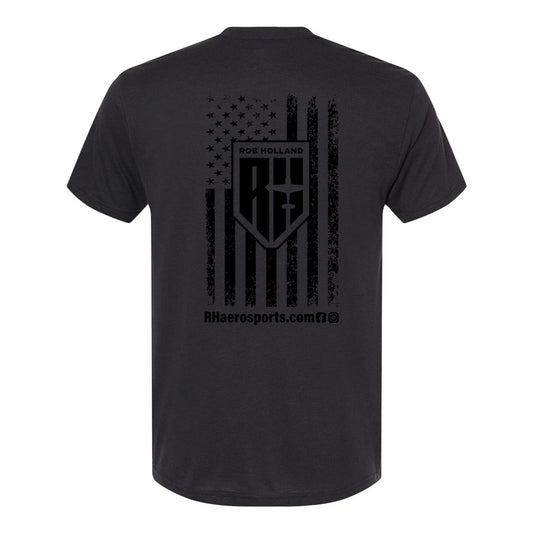 RH AEROSPORTS FLAG TEE - Graphite