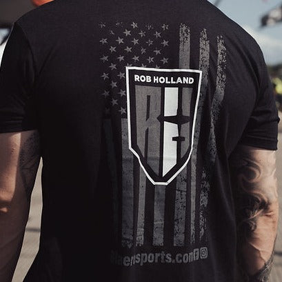 RH AEROSPORTS GREY FLAG TEE